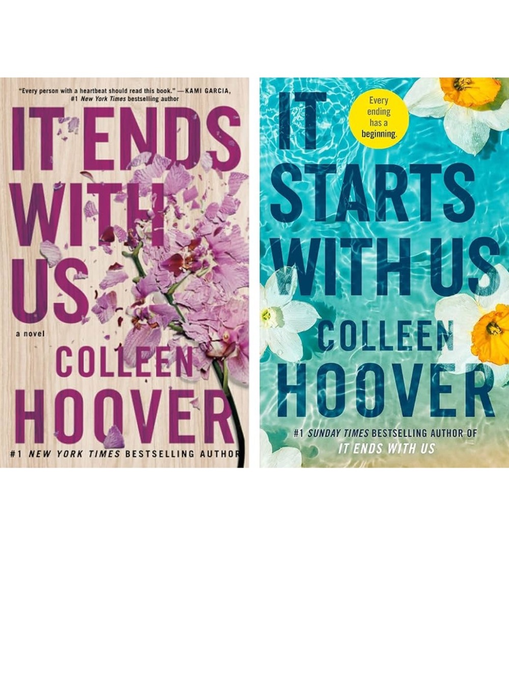 Hardcover Book Set - It Ends With Us & It Starts With Us - never opened
